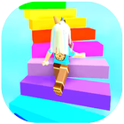 Jumping Into Rainbows Random Game Play Obby Guide icône