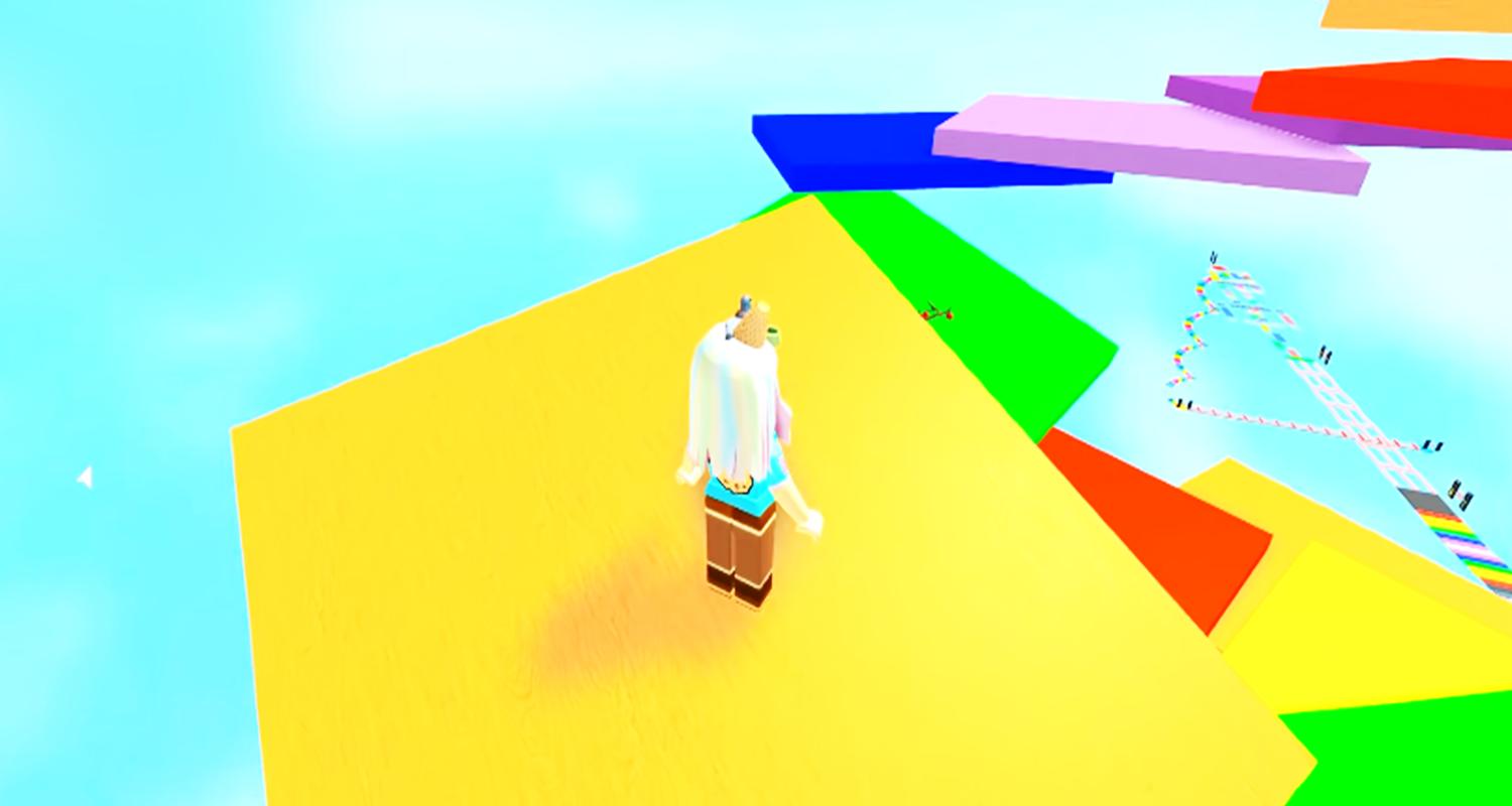 Jumping Into Random Rainbows Game Play Obby Guide For - jumping into rainbows random roblox game play with cookie swirl c