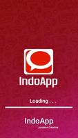 IndoApp - Chating, voice dan video call Affiche
