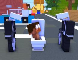 Skibidi Toilet Mod in mcpe ảnh chụp màn hình 1
