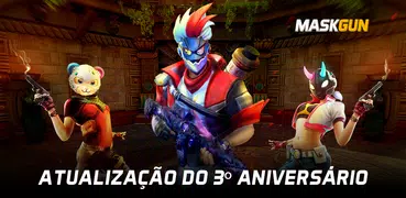 MaskGun: Jogo de tiro FPS