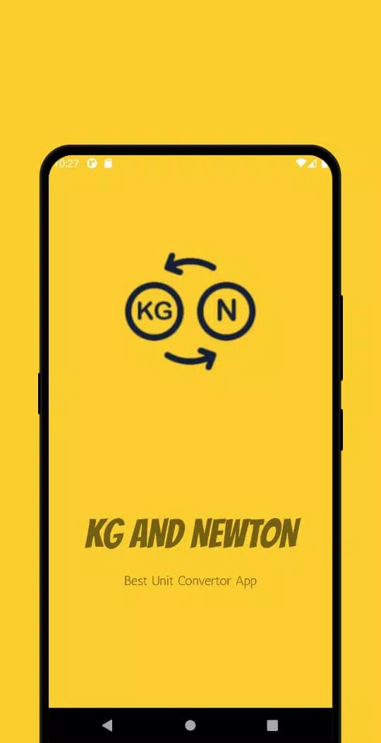 Kg and Newton Convertor APK pour Android Télécharger