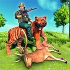 Jungle Lost Island - Jungle Adventure Hunting Game 아이콘