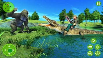 Jungle Lost Island - Jungle Adventure Hunting Game captura de pantalla 2