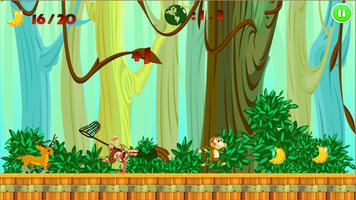 Jungle Monkey Run captura de pantalla 1