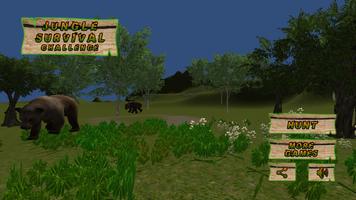 Jungle Survival Challenge 3D Plakat