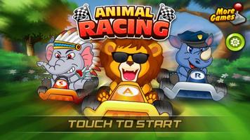 Jungle Animal Racing Track постер