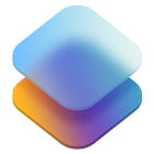 iWALL: iOS Blur Dock Bar آئیکن