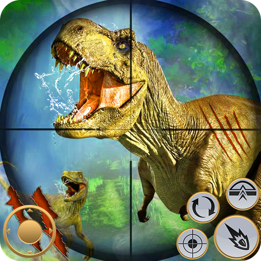 ジャングル恐竜ハンターFPSシューティングゲーム