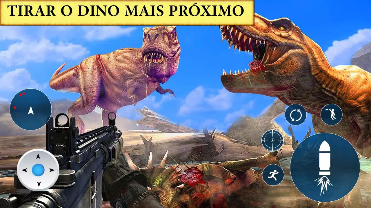 Download do APK de Dinossauros da selva caçador fps jogo de tiro para  Android