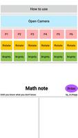 Math note - Test production, P poster