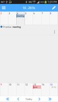 Simple Memo Calendar captura de pantalla 1