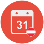 Einfacher Österreich Kalender