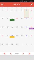 Einfacher Österreich Kalender ポスター