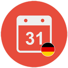 Einfacher Deutsch Kalender icône