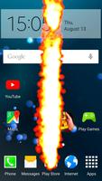 Feuer im Handy-display simulator Screenshot 1