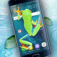 Frosch geht auf Display witz APK Herunterladen