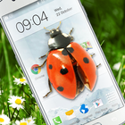 آیکون‌ Ladybug in Phone Funny joke