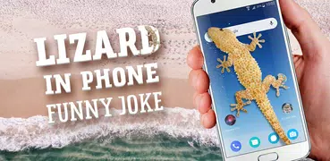 Lizard in phone funny joke