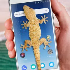 Lizard in phone funny joke APK download