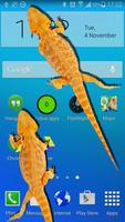 Lizard in phone funny joke โปสเตอร์