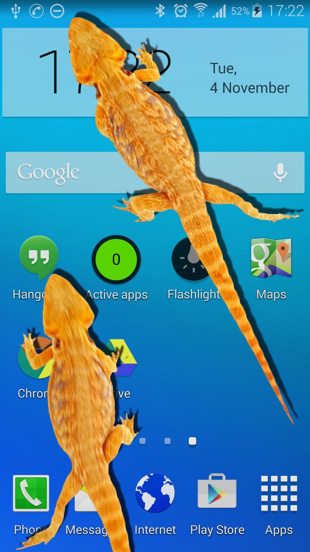 Lizard in phone funny joke APK for Android Download