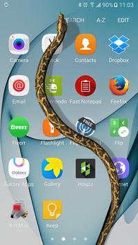 android icin ekranda yilan tislayan