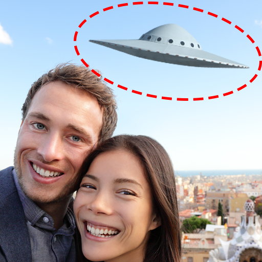 OVNI (UFO) em foto: piada