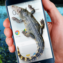 Crocodile in Phone Big Joke APK