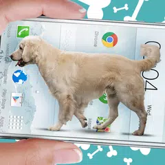 Hund auf Handy-Display: Wau wau Witz APK Herunterladen