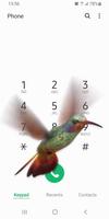 Bird in Phone Flying Hummingbird joke - iBird Affiche