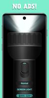 Flashlight Widget&White Screen poster