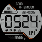 Digitron Watch Face آئیکن