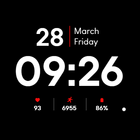 Minimal BOLD - Watch Face Zeichen