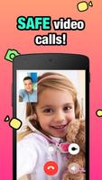 JusTalk Kids - Safe Video Chat and Messenger постер