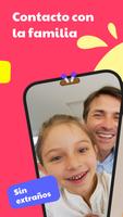 JusTalk Kids - Safe Video Chat and Messenger captura de pantalla 1