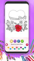 Lovely Hearts Coloring Book captura de pantalla 3