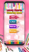 Lovely Hearts Coloring Book Plakat