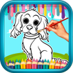 Cute Puppy Dogs Coloring Book