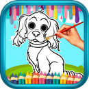 Cute Puppy Dogs Coloring Book APK