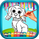 Cute Puppy Dogs Coloring Book icon