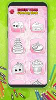 Cute Sweet Food Coloring Book captura de pantalla 2