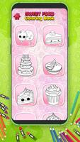 Cute Sweet Food Coloring Book स्क्रीनशॉट 2