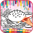 Fast Food Coloring Book APK