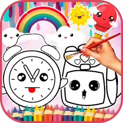 Cute Things Coloring Book