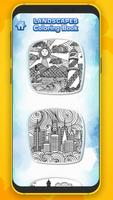 Landscape Coloring Book - Mandala Scenery Pages screenshot 1