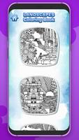 Landscape Coloring Book - Mandala Scenery Pages screenshot 2