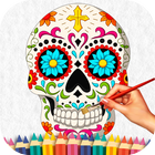 Sugar Skull Coloring Book icon