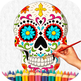 Sugar Skull Coloring Book icon