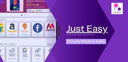 Just Easy - All in one App & Games Plakat
